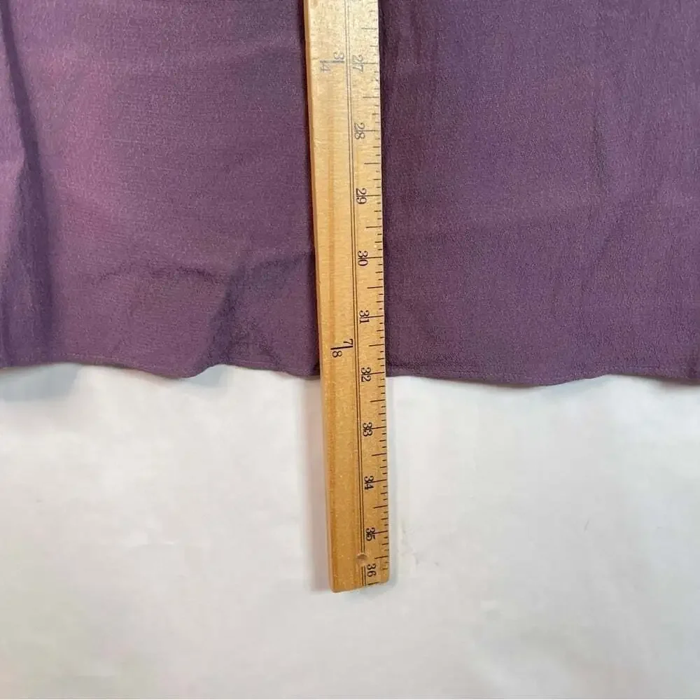 Aritzia Wilfred Free Teigen Dress Size M Purple Short Sleeve Midi Casual Minimal